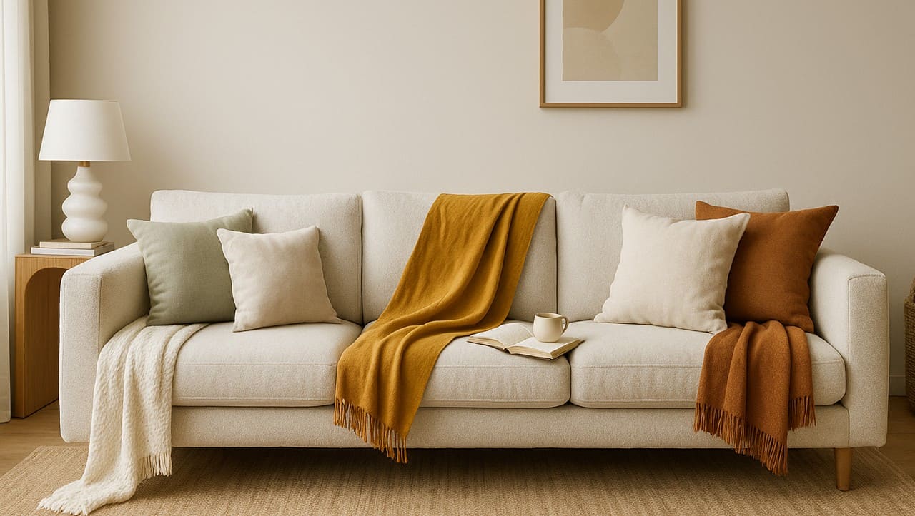 How to Put a Throw on a Sofa: Effortless Styling Tips