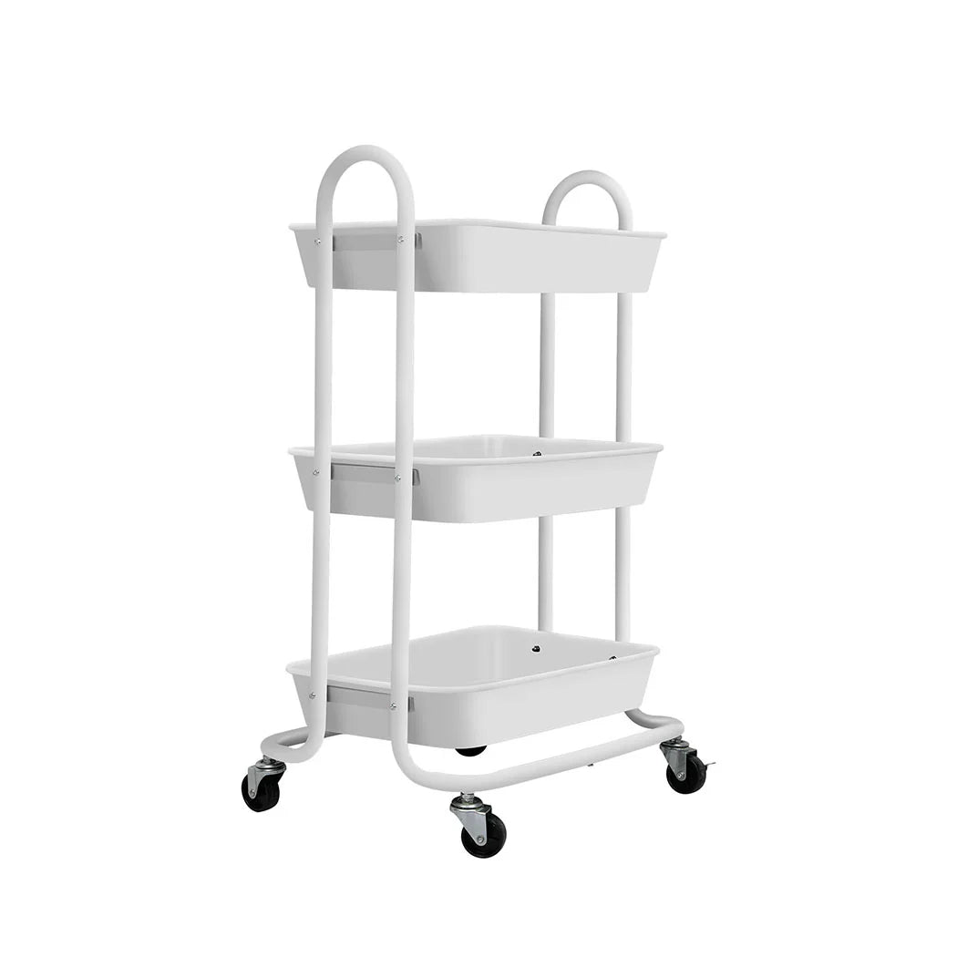 white Storage Trolley
