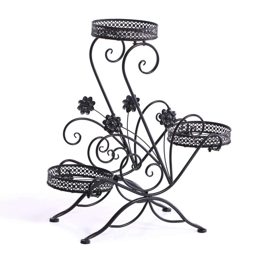 Levede Plant Stand Outdoor Indoor Metal - Levede