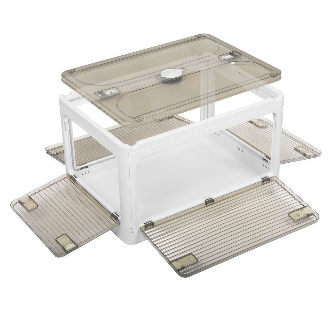 Stackable Plastic Storage Containers (28L / 55L / 124L)