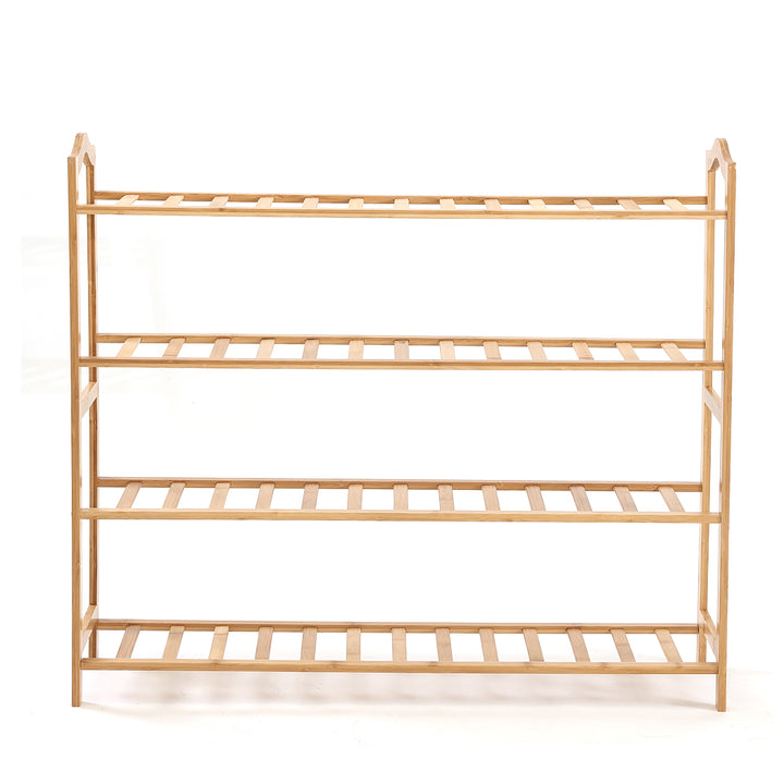 Levede Bamboo Shoe Rack Storage Organizer - Wooden Design for Home Essentials - Levede