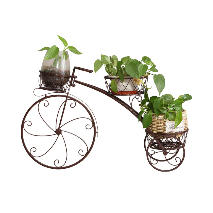 Levede Plant Stand Outdoor Indoor - Metal and Bronze - Levede