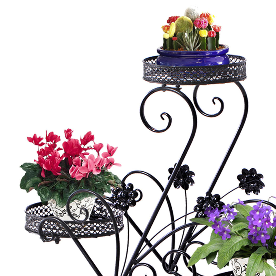 Levede Plant Stand Outdoor Indoor Metal - Levede