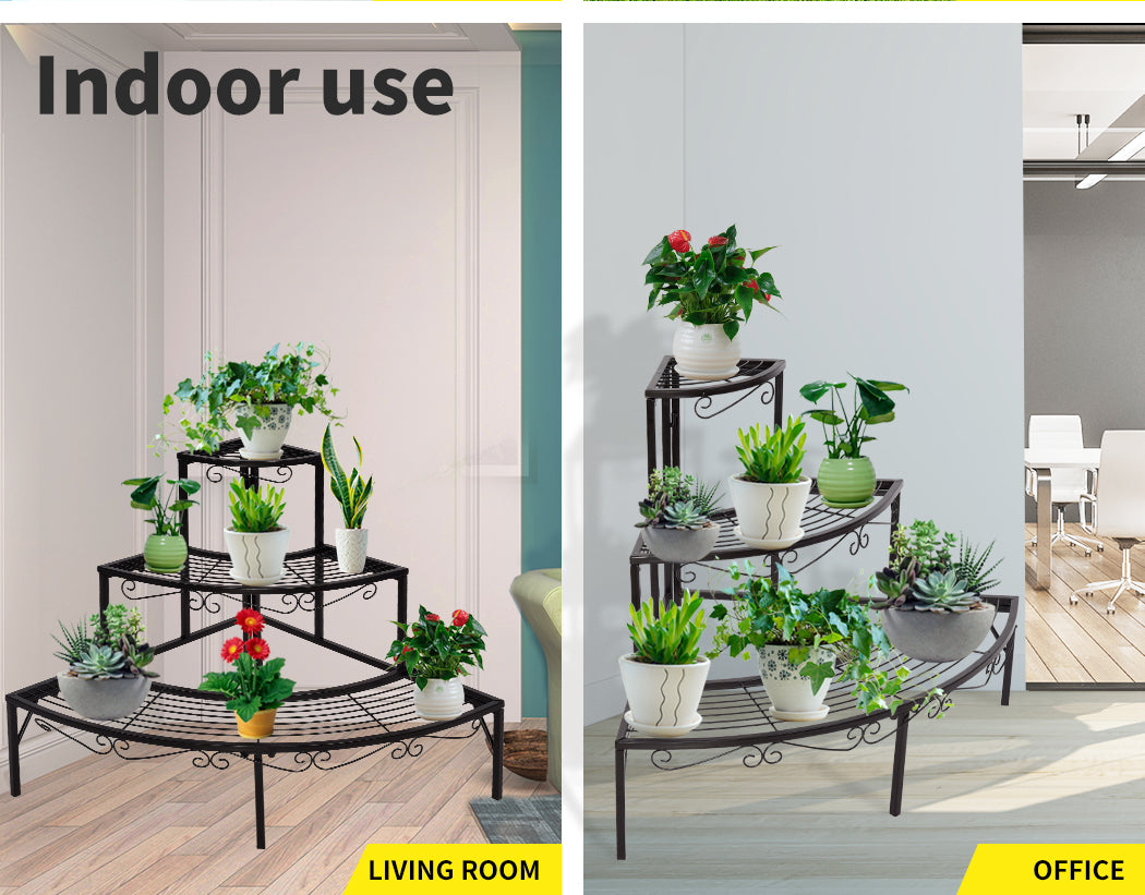 Levede Plant Stand 2X Outdoor Indoor Metal - Levede