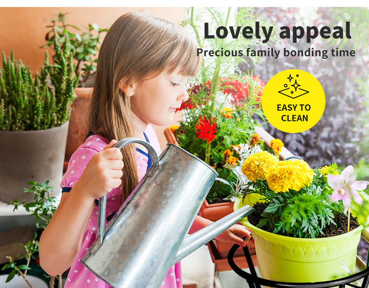 3x Plant Stand flower Holder Hanging Pot Basket Plant Garden Wall Storage