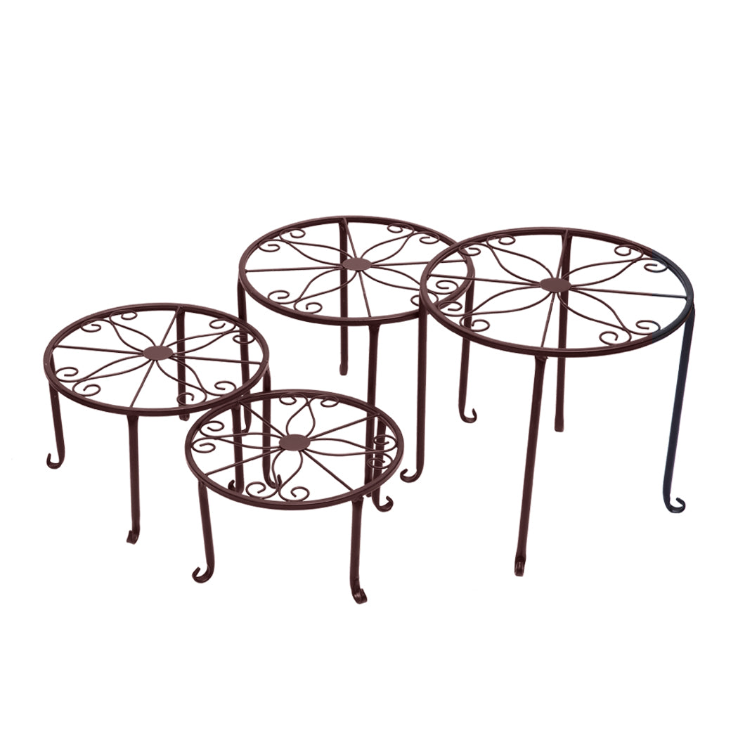 Levede Metal Plant Stand Outdoor Indoor - Versatile Design for Any Space - Levede