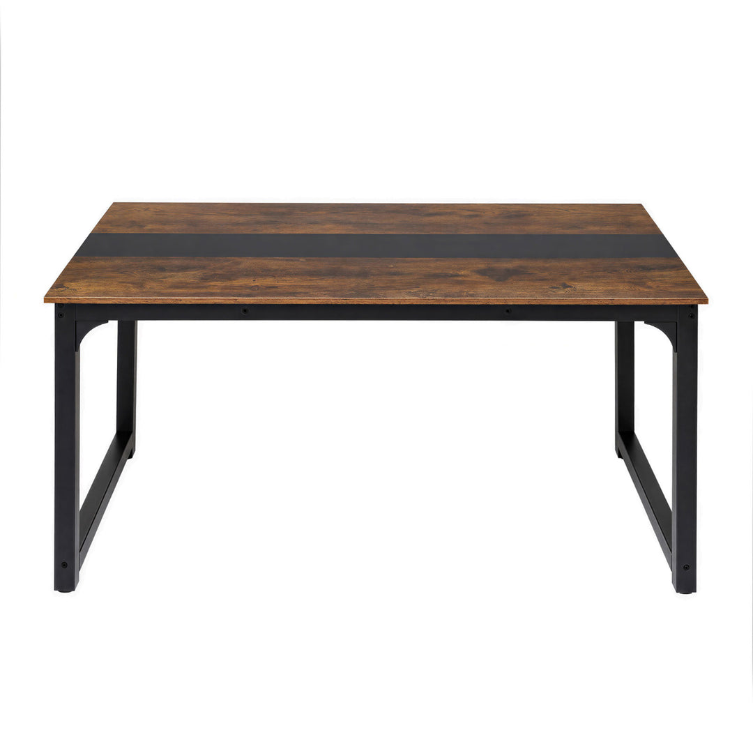 Dining Table 4-6 Seater Industrial Rectangular 160cm Kitchen Restaurant