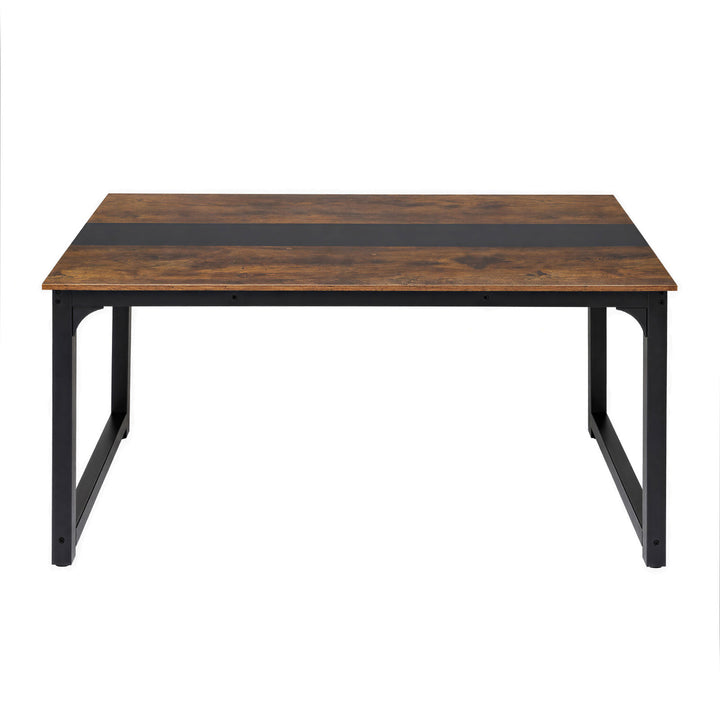 Dining Table 4-6 Seater Industrial Rectangular 160cm Kitchen Restaurant