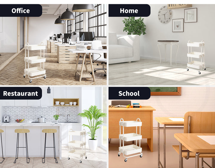 3-Tier Kitchen Trolley Cart
