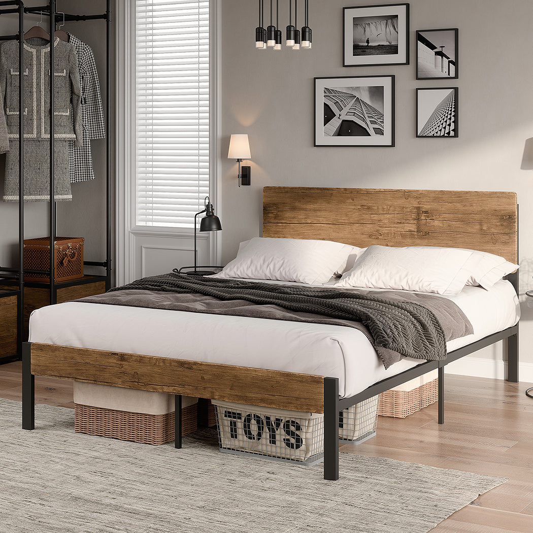 Levede Metal Bed Frame King & Queen Size - Levede