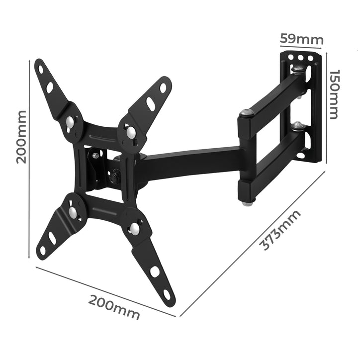 Full Motion TV Wall Mount Bracket Swivel Tilt LED LCD Plasma 13-42 Inch.