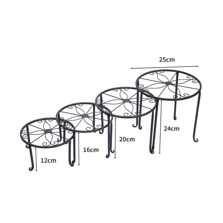 Levede Metal Plant Stand Outdoor Indoor - Versatile Design for Any Space - Levede