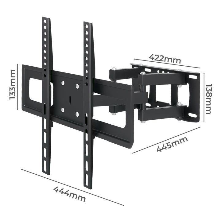 Full Motion TV Wall Mount Bracket Swivel Tilt LED LCD Plasma 32-65 Inch.