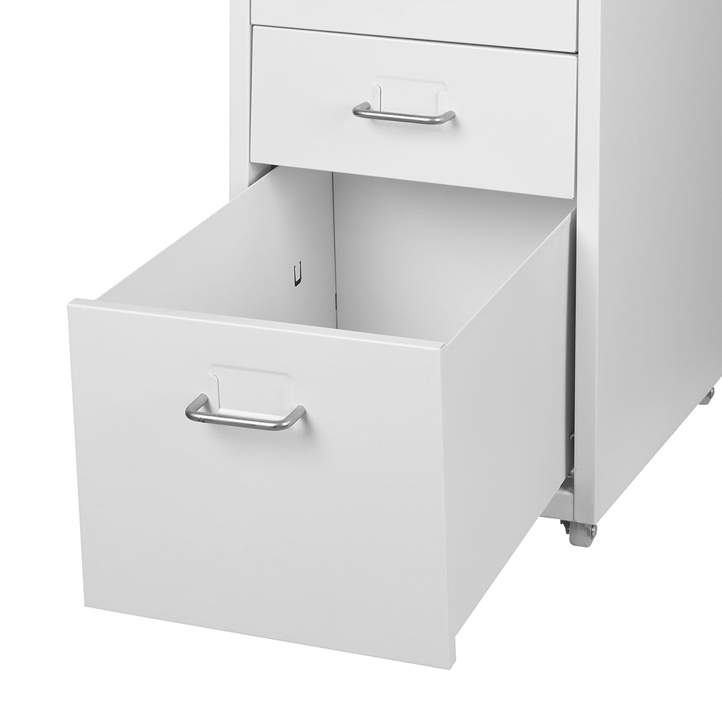 Levede 3 Drawer Office Drawers Cabinet White-1831592710352539653