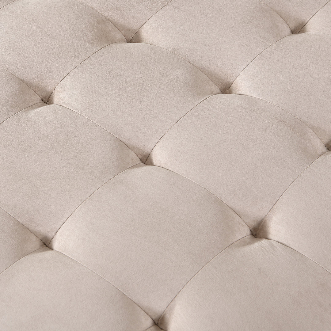 Sofa Bed U-Shaped Couches 339cm 5-6 Seater Suede Brown Living Room