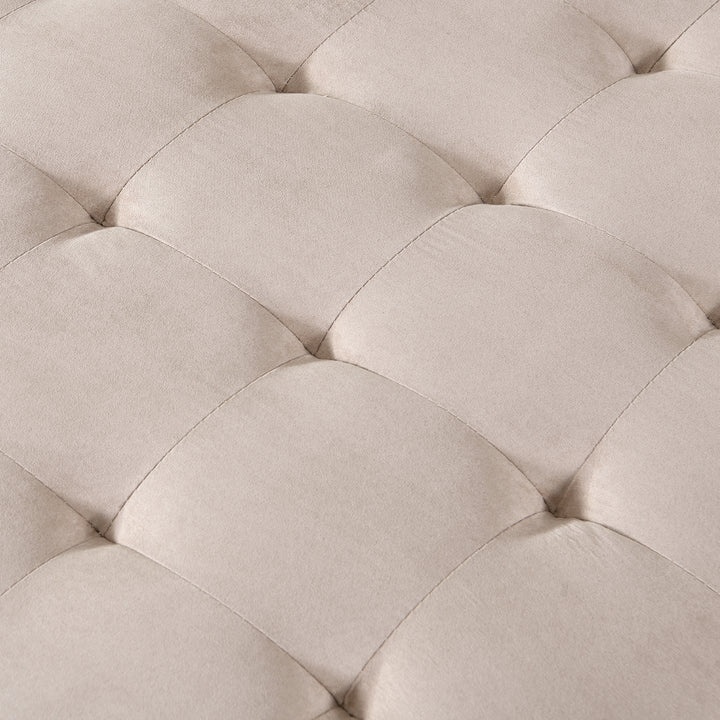 Sofa Bed U-Shaped Couches 339cm 5-6 Seater Suede Brown Living Room