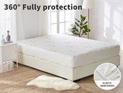 DreamZ Queen Mattress Protector Topper 70% Bamboo Hypoallergenic Sheet Cover