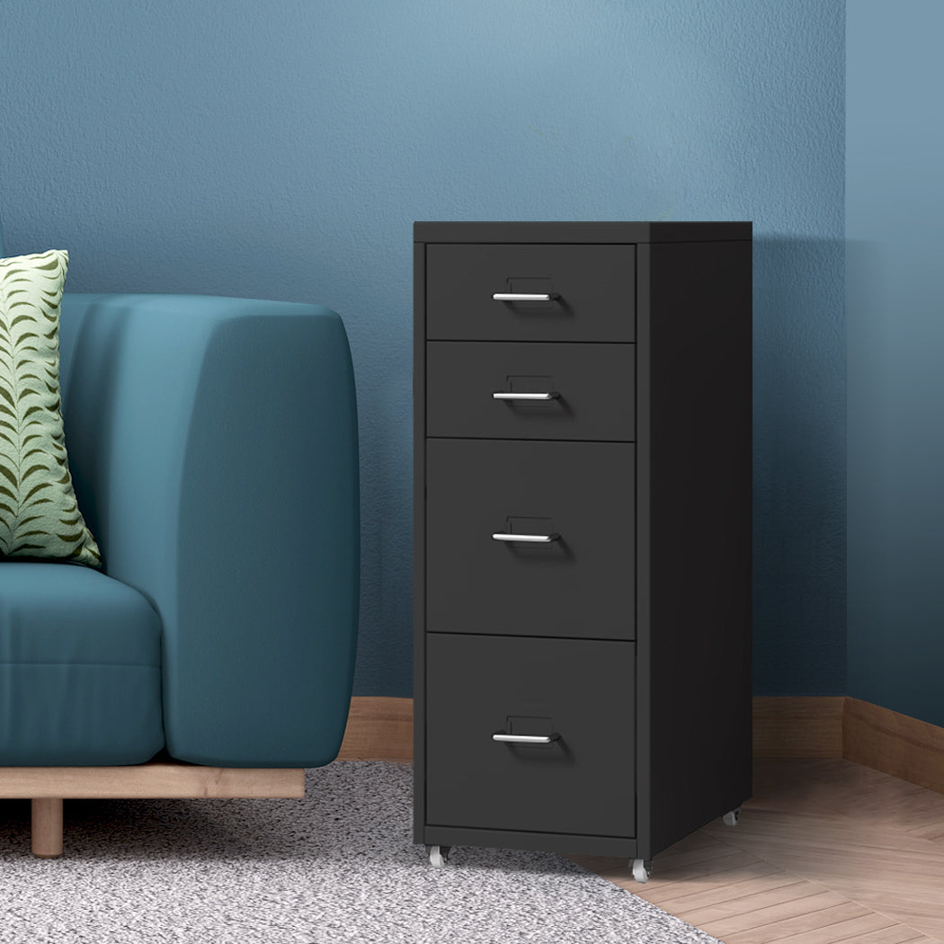 Levede 4 Drawer Office Drawers Cabinet 