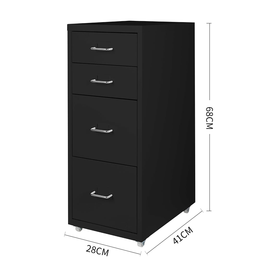 4 Drawer Office Drawers Cabinet Dimensions