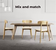 Levede 2x Dining Chairs Kitchen Chair Natural