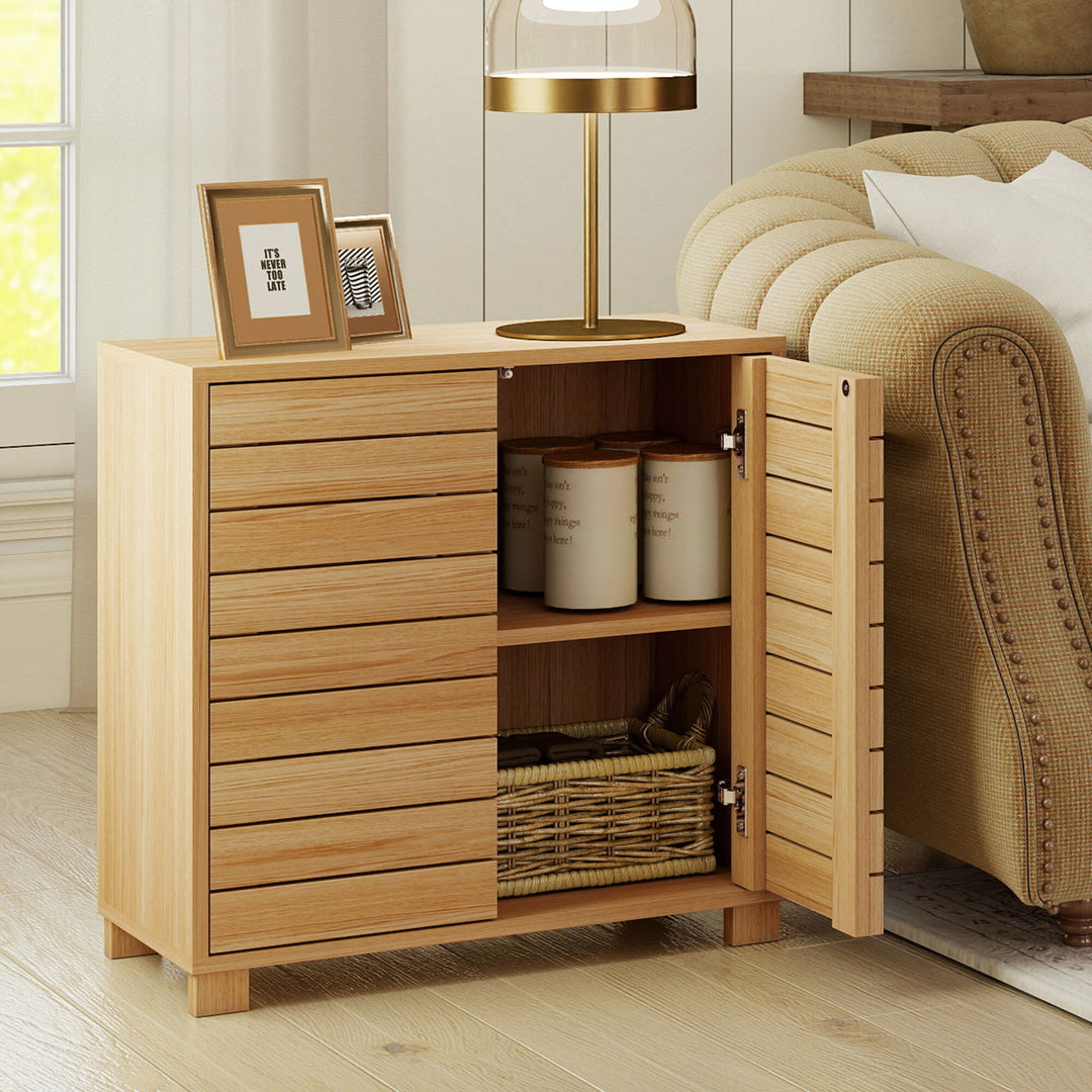 Bathroom Storage Cabinet Freestanding Adjustable Shelf Cupboard Organiser