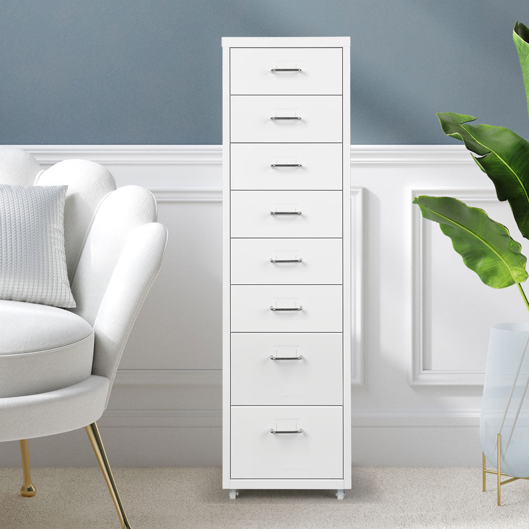 8 Drawer Office Cabinet with steel frame