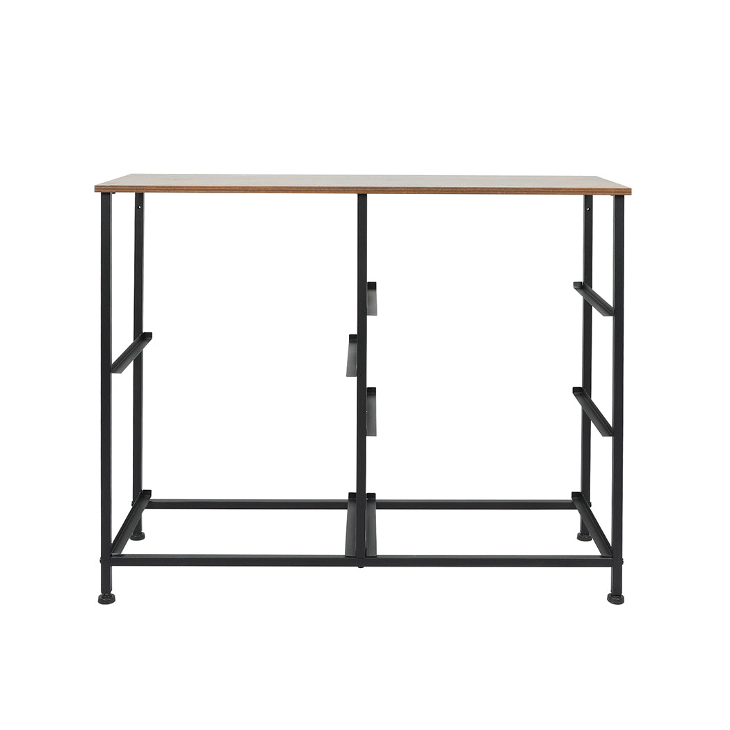 Black Chest of 5 Drawers Storage Cabinet Frame