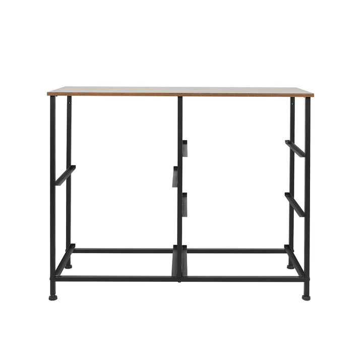 Black Chest of 5 Drawers Storage Cabinet Frame