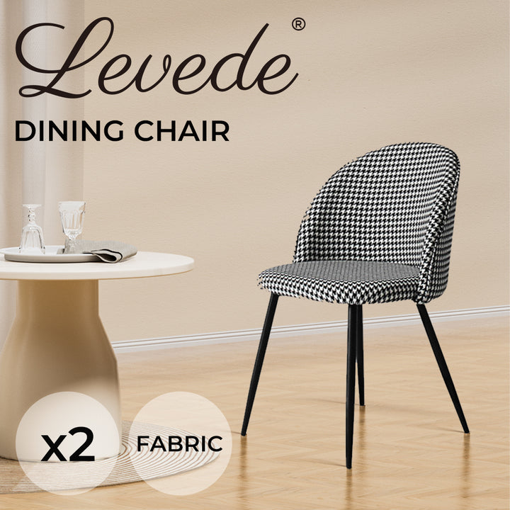 Levede 2x Dining Chairs Kitchen Cafe - French Style and Modern Designs - Levede