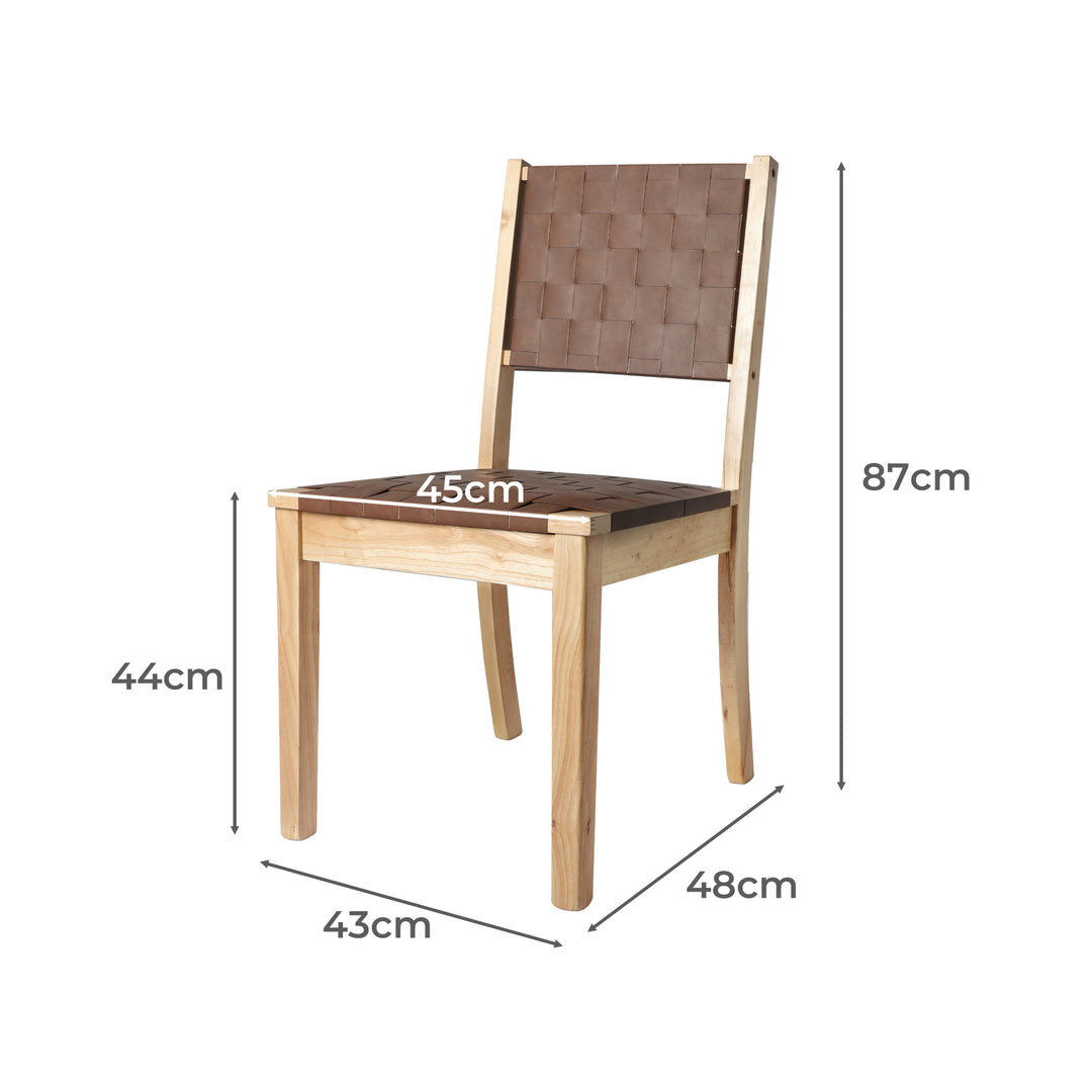 Levede Retro Dining Chairs – PU Leather