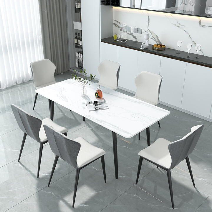 Levede Steel Dining Table for 4-6 Seaters, 150cm Length - Levede