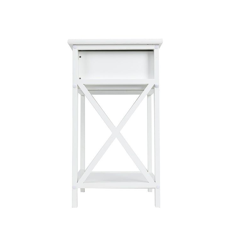 Classic 1-Drawer Bedside Table with Shelf