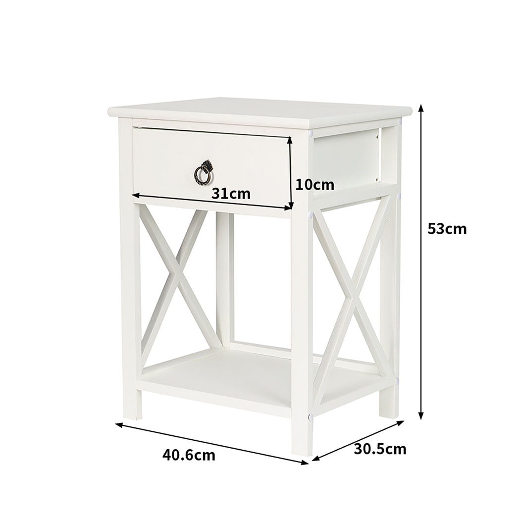 Classic Bedside Table with Drawer