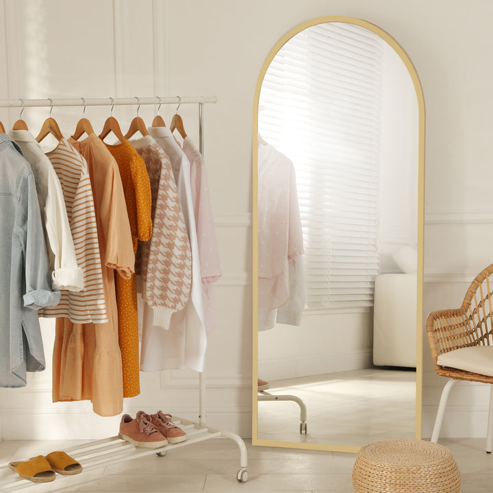 180X80cm Full Length Mirrors Arch Floor Dressing Standing Mirror Makeup