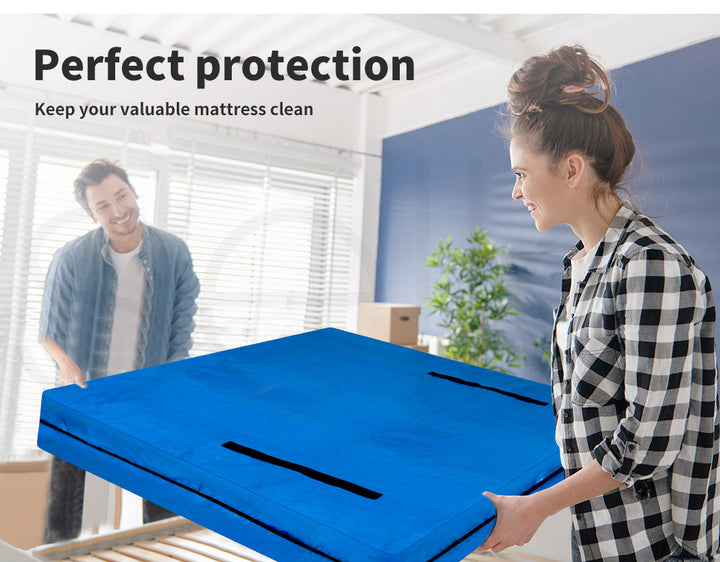 DreamZ Plastic Mattress Protector with matress easy to carry 