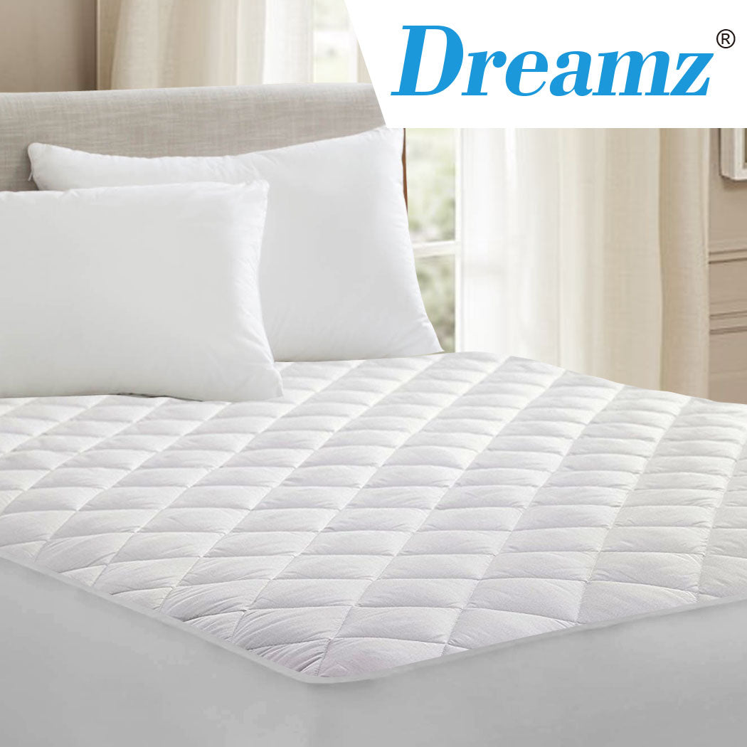 DreamZ Fully Fitted Waterproof Microfiber Mattress Protector 
