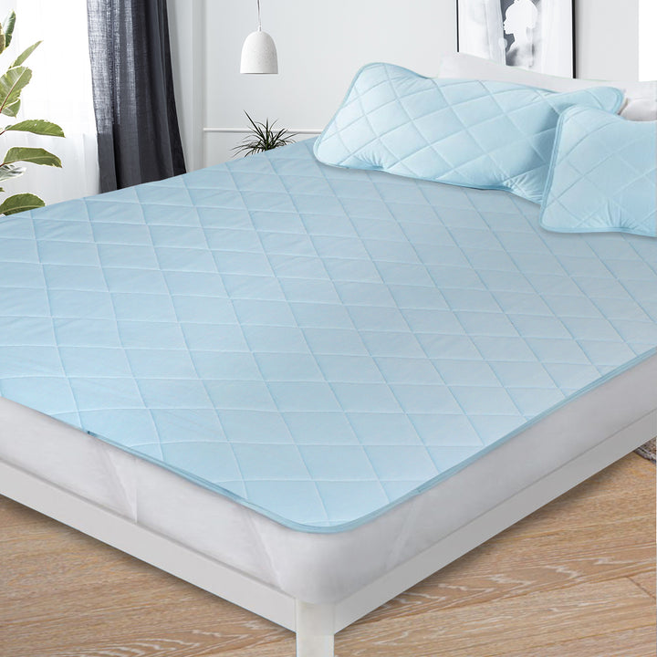 Dreamz Mattress Protector Cool Topper with pillow case
