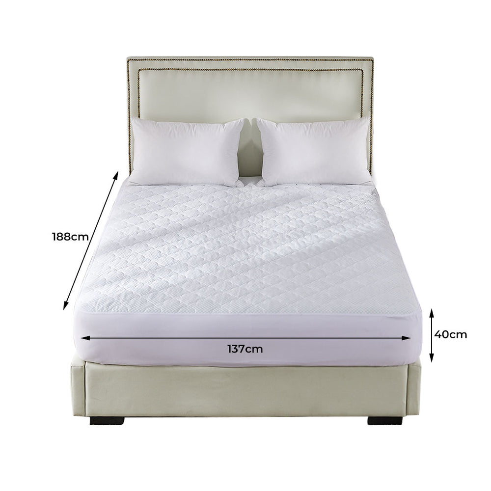 Dreamz Mattress Protector Topper Cool Fabric Pillowtop Dimensions