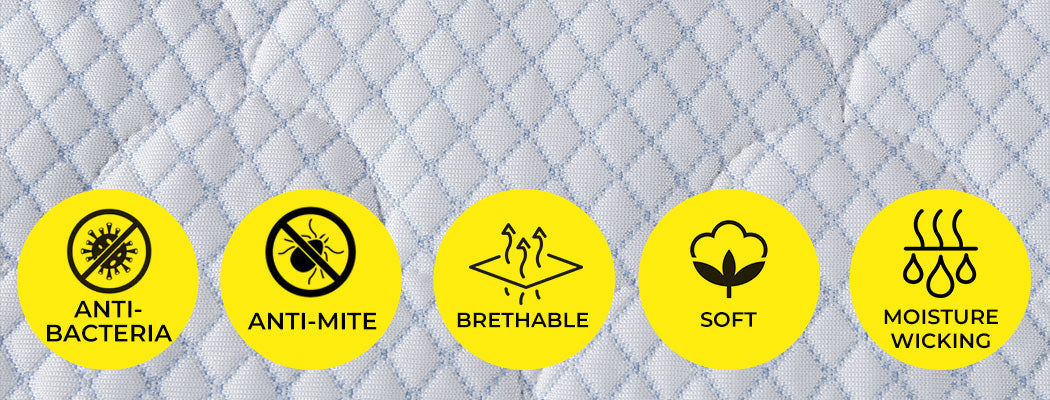 Dreamz Mattress Protector Topper features