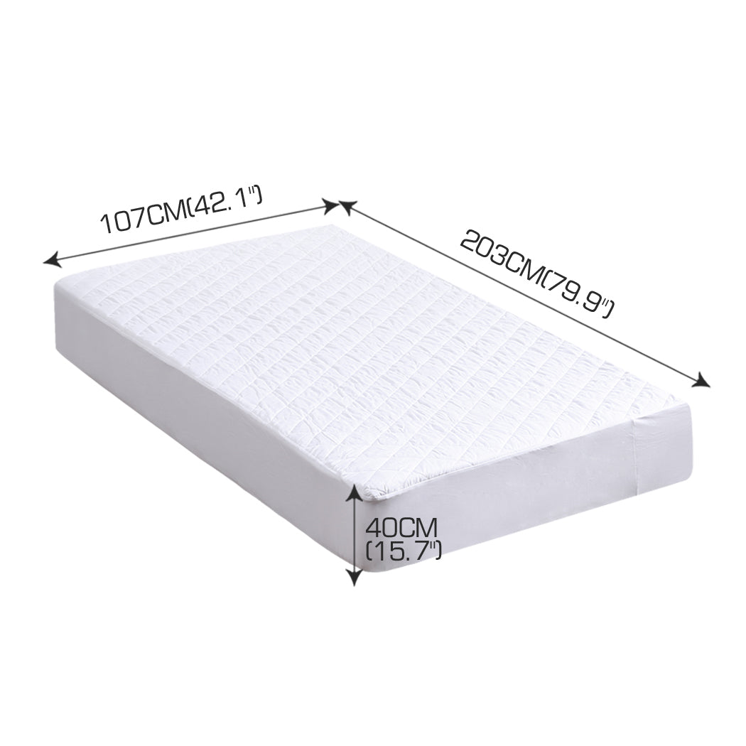 Dreamz Microfiber Mattress Protector King Single