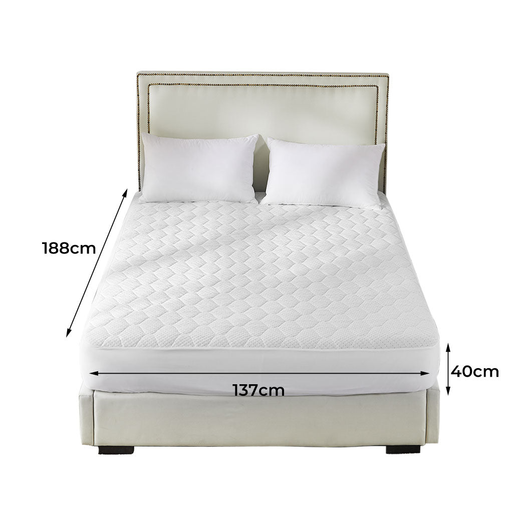 Dreamz Pillow Top Mattress Protector Topper Dimension