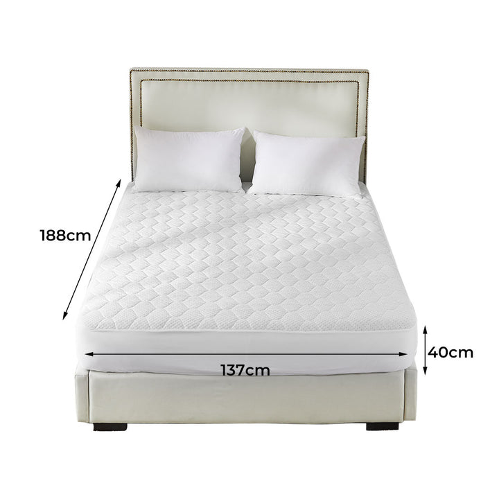 Dreamz Pillow Top Mattress Protector Topper Dimension