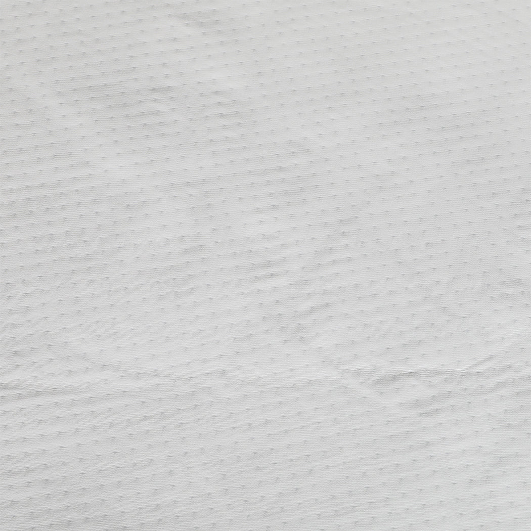 Dreamz Pillowtop Bamboo Mattress Protector back