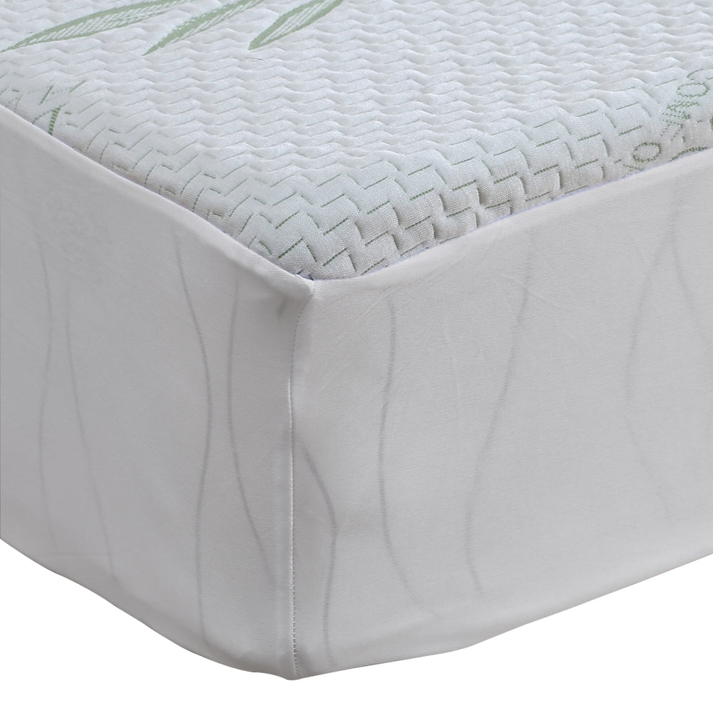 Dreamz Waterproof Breathable Bamboo Mattress Protector edge