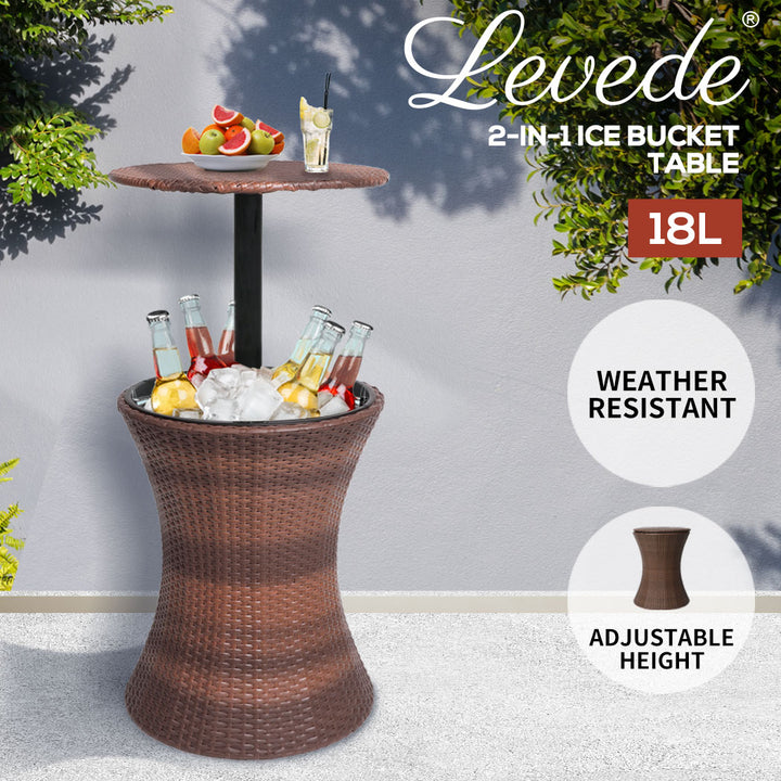 Levede Cooler Ice Bucket Table Bar Outdoor - Levede
