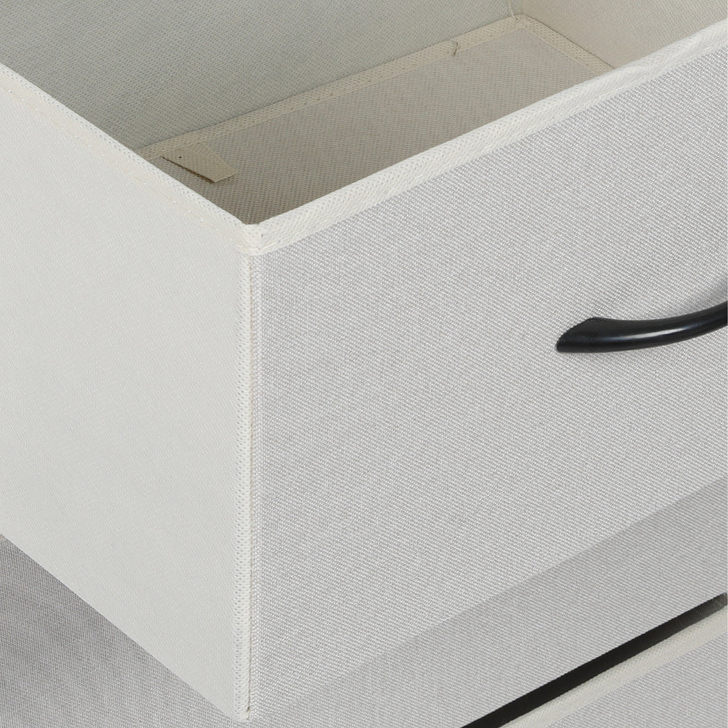 Fabric 10-Drawer Chest of Drawers 