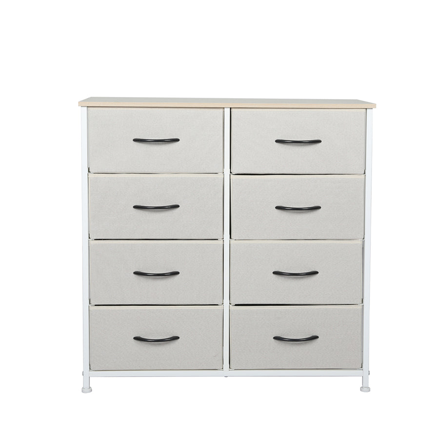 Fabric 10-Drawer Chest of Drawers Tower
