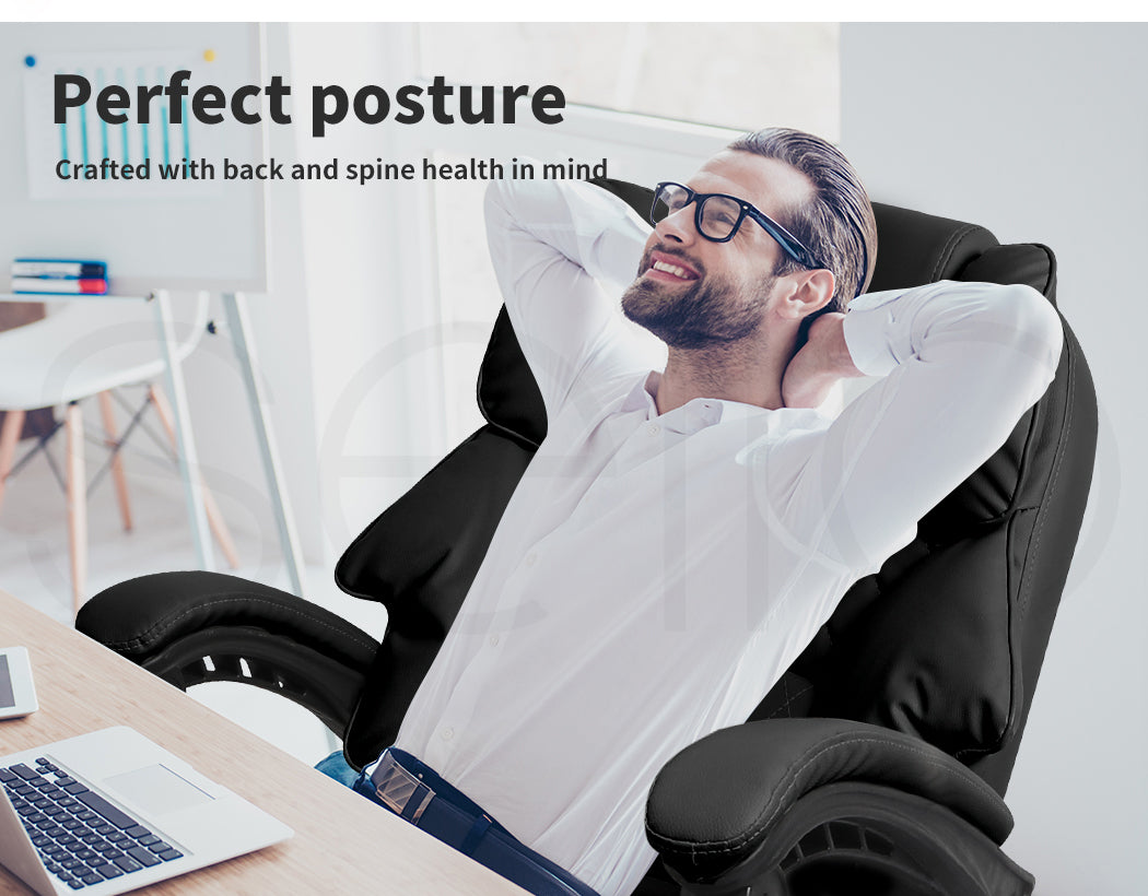 Levede Gaming Chair Office Computer with Footrest and No Footrest Options 