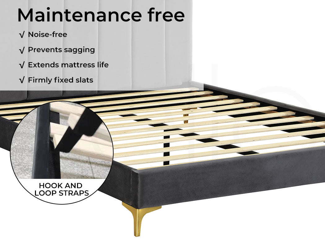 Grey Bed Frame 