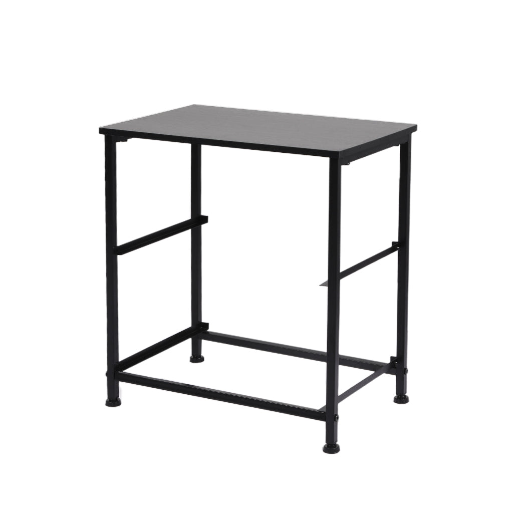 Grey Fabric 2-Drawer Bedside Table Frame